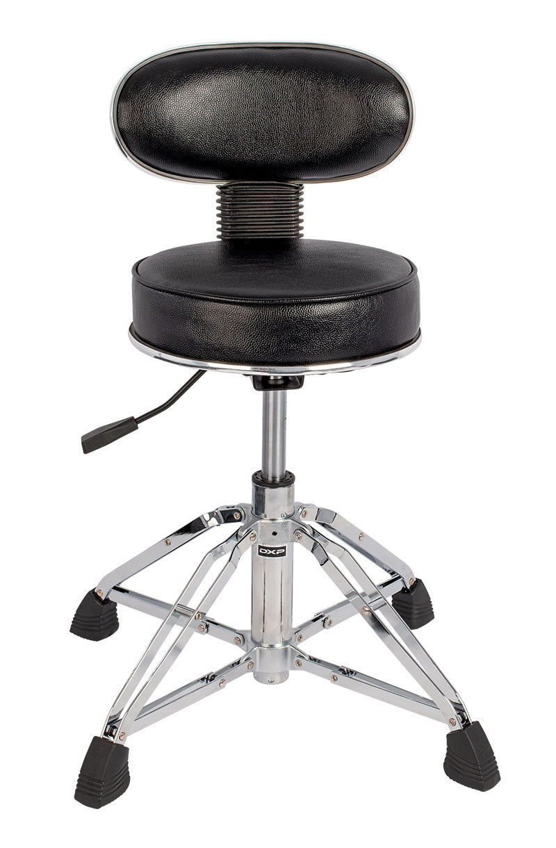 DXP | DA1265BR | Deluxe Hydraulic Drum Throne with Back Rest DXP | DA1265BR | Deluxe Hydraulic Drum Throne with Back Rest